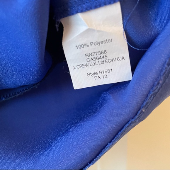 J Crew Navy Block style blouse - Size XS - Picture 5 of 5